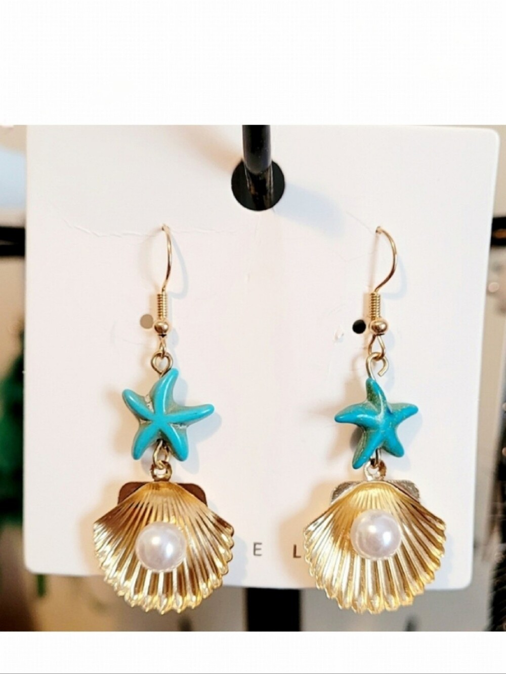 🌺Starfish Seashell Earings Starfish Jewelry Tropical Jewelry Beach Wear